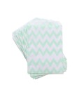 Mint Chevron Treat Bags