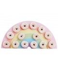 Présentoir Mural Arc-en-ciel pour Donut