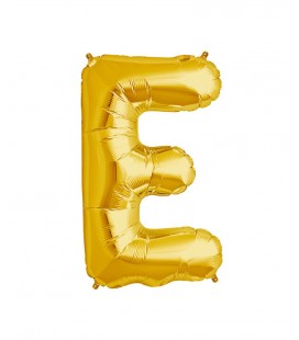 Ballon Mylar Lettre Dorée E