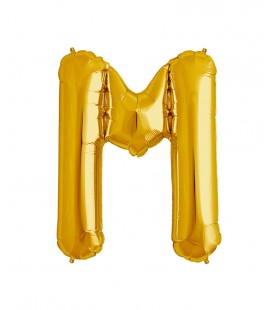 Ballon Mylar Lettre Dorée M