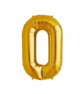 Gold Letter O Mylar Balloon