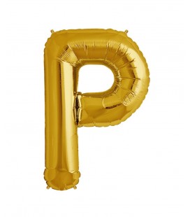 Ballon Mylar Lettre Dorée P
