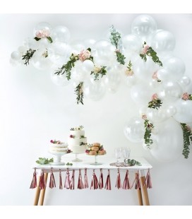 White Balloon Arch Kit