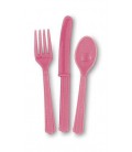 18 Magenta Cutlery