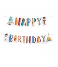 Little Indian Happy Birthday Banner