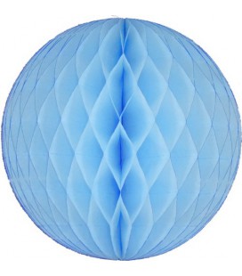 Big Light Blue Honeycomb Ball