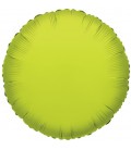Ballon Mylar Rond Lime