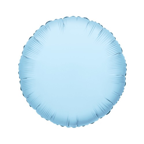 Ballon Mylar Rond Bleu Ciel