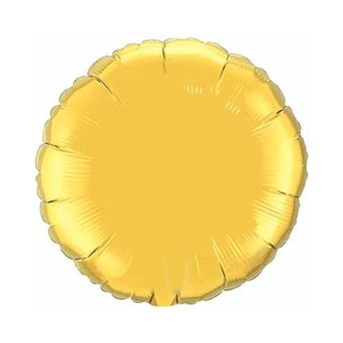 Gold Round Mylar Balloon