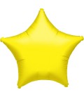 Yellow Star Mylar Balloon