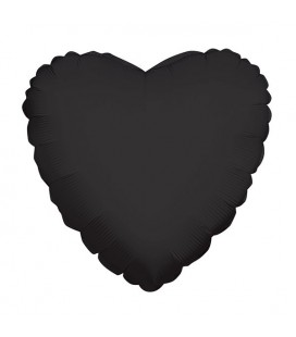 Black Heart Mylar Balloon