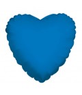 Ballon Mylar Coeur Bleu Royal