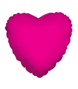 Ballon Mylar Coeur Magenta