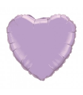 Lavender Heart Mylar Balloon
