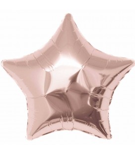 Rose Gold Star Mylar Balloon