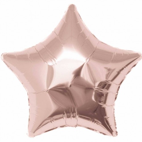 Ballon Mylar Etoile Rose Gold
