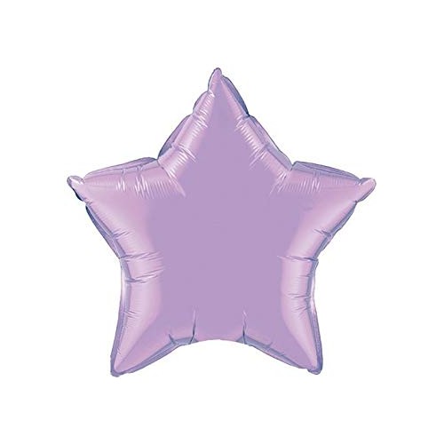 Lavender Star Mylar Balloon