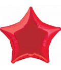 Red Star Mylar Balloon