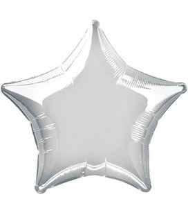 Ballon Mylar Etoile Argenté
