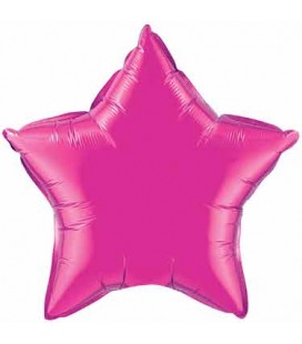 Ballon Mylar Etoile Magenta