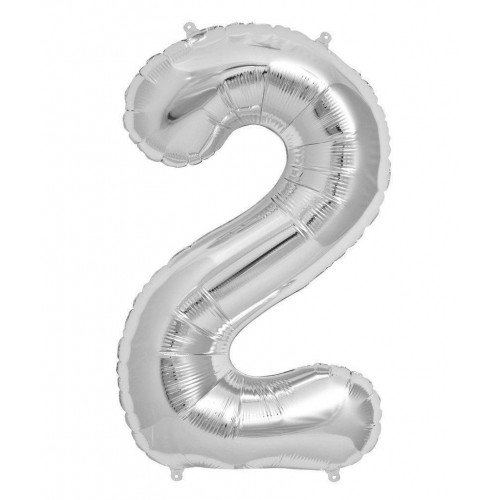 Ballon Mylar Chiffre 2