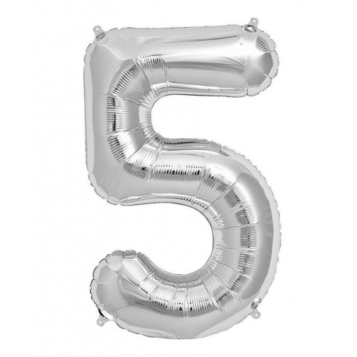 Ballon Mylar Chiffre 5