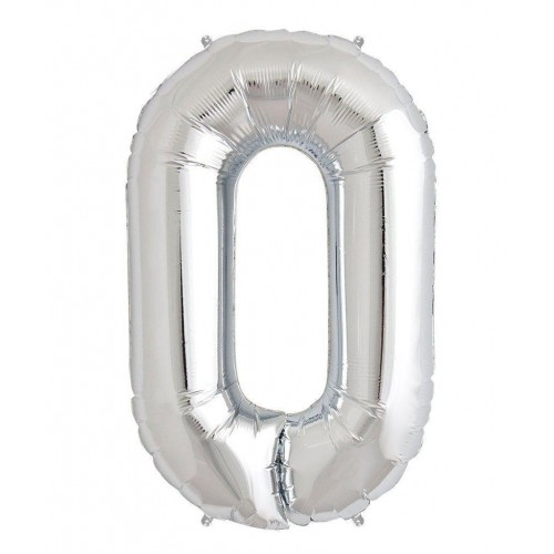 Mylar Ballon Number 0