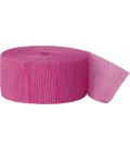 Magenta Crepe Streamer
