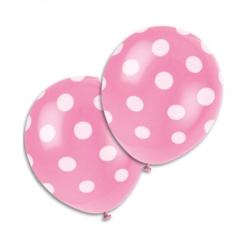 6 Dots Magenta Balloons