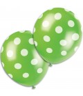 6 Dots Lime Balloons