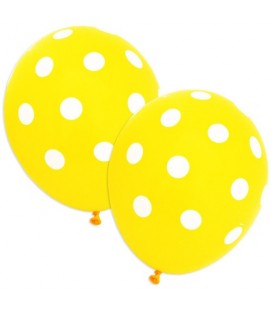 6 Dots Yellow Balloons