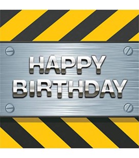 Serviettes Zone de Construction