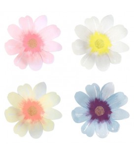 Grandes Assiettes Fleurs de Jardin