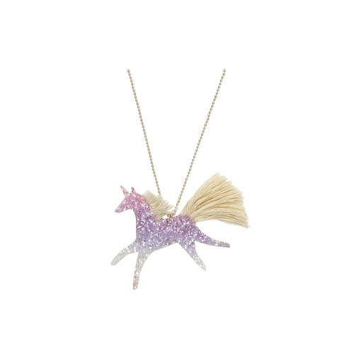Collier Licorne Paillette