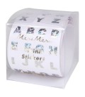 Sparkly Foil Alphabet Sticker Roll
