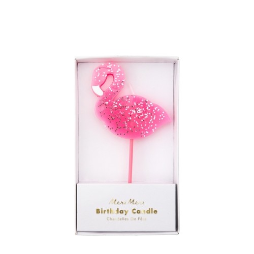 Pink Flamingo Candle
