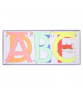 Kit Guirlande Lettres Multicolores