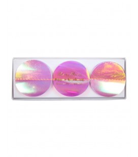 Irdidescent Paper Circle Garland