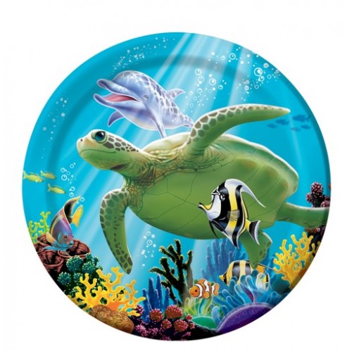 Ocean Party Dessert Plates