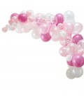 Rosa Luftballon Arche (Kit)