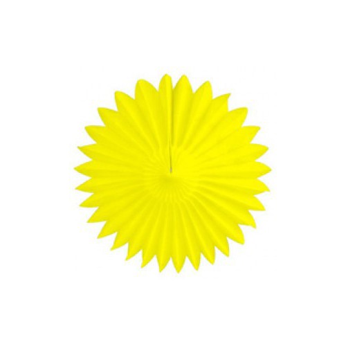 Rosace Eventail Jaune