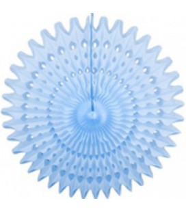 Light Blue Honeycomb Fan