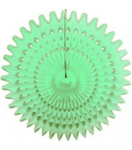 Mint Green Honeycomb Fan