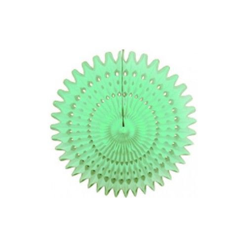 Mint Green Honeycomb Fan