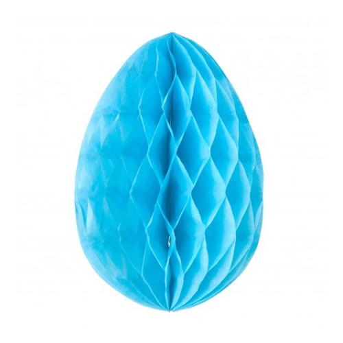 Aqua Honeycomb Easter Egg