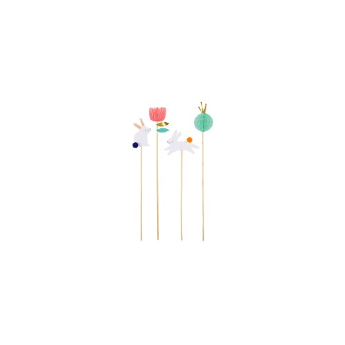 Cake Topper Lapins de Pâques