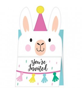 Invitations Lama Party