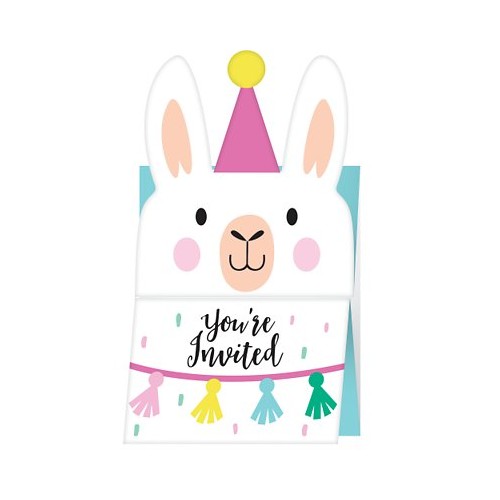 Invitations Lama Party