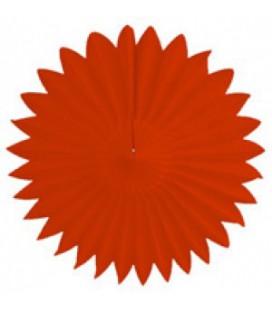 Rosace Eventail Rouge