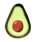 Avocado Shaped Plates